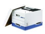 Fellowes Contenedor de Archivos Folio Azul-Blanco