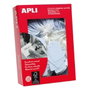 Apli Etiquetas Colgantes Blancas con Hilo 18x29 mm, Caja de 1.000 unidades