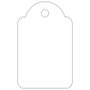 Apli Etiquetas Colgantes Blancas 22x35 mm con Hilo (500 unidades)
