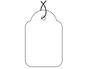 Apli Etiquetas Colgantes Blancas de Cartulina 28x43mm con Hilo