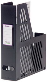 Archivo 2000 Cajetín De Archivo Con Tarjetero Identificador, Negro, 240x75x315 mm