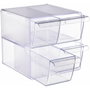 Archivo 2000 Archicubo Organizador de 4 Cajones Cristal Transparente