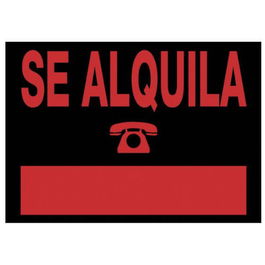Archivo 2000 Cartel "SE ALQUILA" 6163 NE 500x230 mm PVC