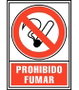 Archivo 2000 Señal Prohibido Fumar 210x297 mm Rojo/Blanco