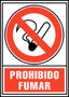 Archivo 2000 Señal Prohibido Fumar 210x297 mm Rojo/Blanco
