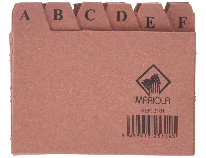 Csp Índice de fichero de cartón nº1 65x95 mm Csp Índice de fichero de cartón nº1 65x95 mm