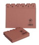 Csp Índice de cartón para fichero nº2 75x125 mm