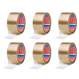 Tesa Tesapack PP 4089 Cinta de Embalar Transparente 50 mm x 66 m (Pack de 6)