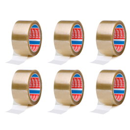 Tesa Tesapack PP 4089 Cinta de Embalar Transparente 50 mm x 66 m (Pack de 6)