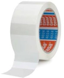 TESA TAPE, S.A. Pack 6 rollos de cinta de embalaje blanco de polipropileno 50 mm x 66 m