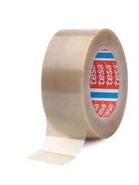 Tesa Tesapack precinto de PVC transparente 50mm x 66m (Pack de 6 rollos)