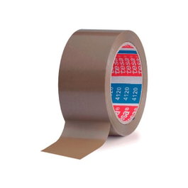 TESA Cinta de embalaje en PVC fuerte Marrón 50mm x 66m