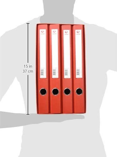 Grafoplás 7282451 Módulo 4 Carpetas 2 Anillas 25 MM Rojo Folio 290x350x180 mm Polipropileno Grafoplás 7282451 Módulo 4 Carpetas 2 Anillas 25 MM Rojo Folio 290x350x180 mm Polipropileno