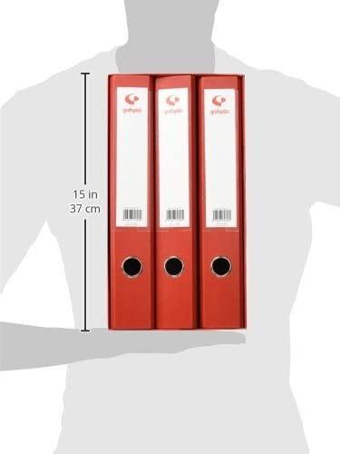 Grafoplas Módulo 3 Carpetas 2 Anillas 40 MM Rojo Folio 290X350X180 7284351