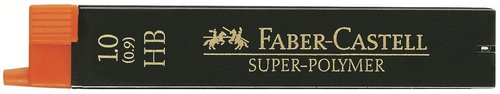 Faber Castell Minas Super-Polymer 0.9mm HB Grafito Estuche 12 Ud Faber Castell Minas Super-Polymer 0.9mm HB Grafito Estuche 12 Ud