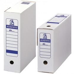 Dohe Caja Archivo Definitivo Folio Prolongado Cartón Blanco Pack 50 Unidades