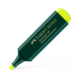 Faber-Castell Textliner 48 Marcador Fluorescente Amarillo Punta Biselada