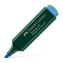 Faber-Castell Marcador fluorescente Textliner 48 Azul punta biselada