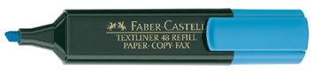 Faber-Castell Marcador fluorescente Textliner 48 Azul punta biselada Faber-Castell Marcador fluorescente Textliner 48 Azul punta biselada
