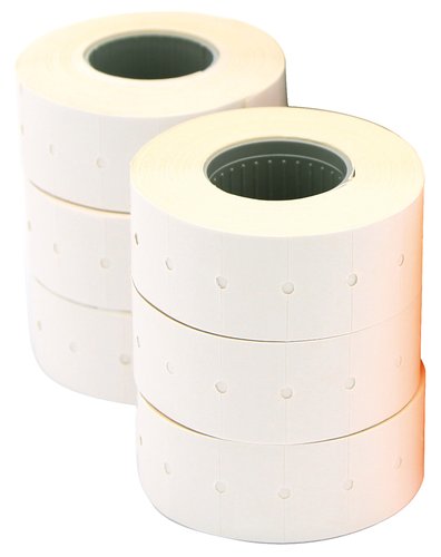 Apli Etiquetas Removibles de 21x12mm Blancas Pack de 6 Rollos