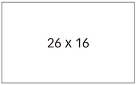 Etiquetas De Precios Apli Adh.Removible 26X16 Mm Blanco Rollo 1.000 Uds. Pack De 6