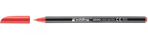 Edding Rotulador 1200 Punta Fina Rojo 1 mm