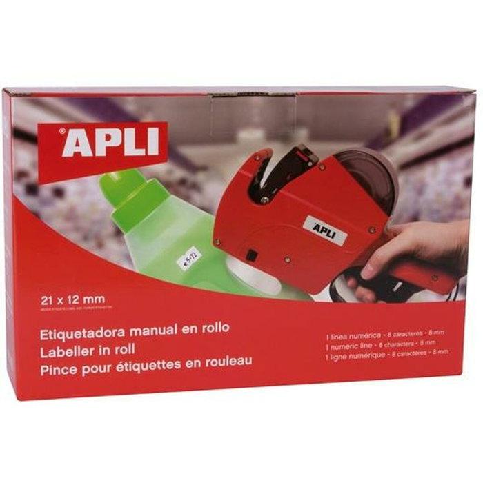Apli Etiquetadora de Precios 1 Línea de 8 Caracteres Apli Etiquetadora de Precios 1 Línea de 8 Caracteres