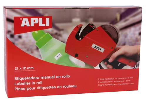 Apli Etiquetadora de Precios 1 Línea de 8 Caracteres Apli Etiquetadora de Precios 1 Línea de 8 Caracteres