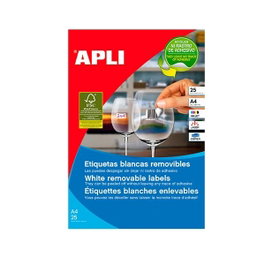 Apli Etiquetas Adhesivas Removibles 17,8x10 mm, 6.750 Unidades