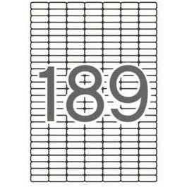 Apli Etiquetas Adhesivas Blancas Cantos Romos 25,4x10mm Removibles