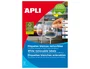 Apli Etiquetas Adhesivas Blancas Cantos Romos 25,4x10mm Removibles