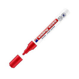 Edding Marcador de tiza líquida 4095 punta cónica rojo trazo 2-3mm