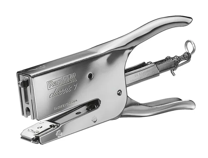 Rapid Grapadora de Tenaza K1 Capacidad 50+ Hojas Metalica 182mm Usa Grapas 22/6 24/6 24/8