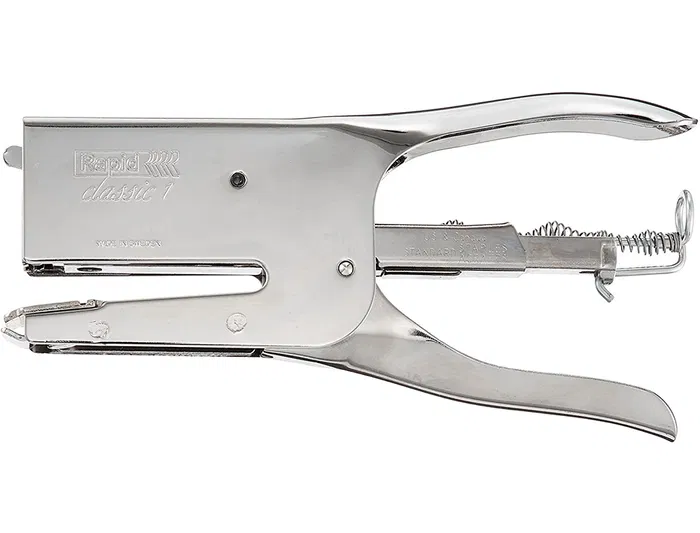 Rapid Grapadora de Tenaza K1 Capacidad 50+ Hojas Metalica 182mm Usa Grapas 22/6 24/6 24/8