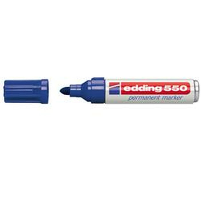 Edding Marcador Permanente 550 Punta Redonda Azul 3-4mm