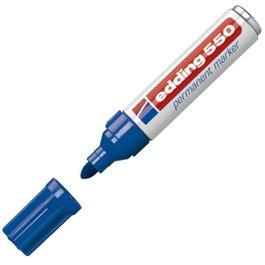 Edding Marcador Permanente 550 Punta Redonda Azul 3-4mm