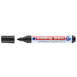 Edding Marcador para Pizarra Blanca 660 Negro 1,5-3mm