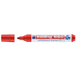 Edding Marcador para Pizarra Blanca 660 Rojo 1,5-3mm