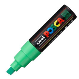 POSCA Pc-8K Marcador No Permanente Punta Biselada 8.0 mm Verde Fluor