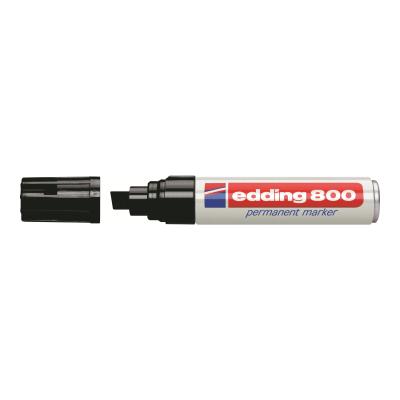 Edding 800 Marcador permanente punta biselada 4-12 mm negro