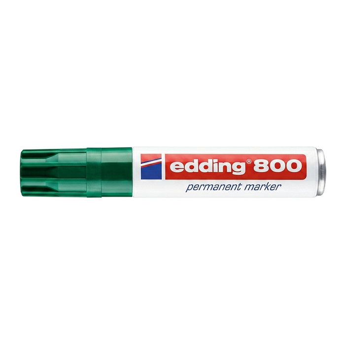 Edding 800 Rotulador Permanente Punta Cincel 4-12 mm Verde Edding 800 Rotulador Permanente Punta Cincel 4-12 mm Verde