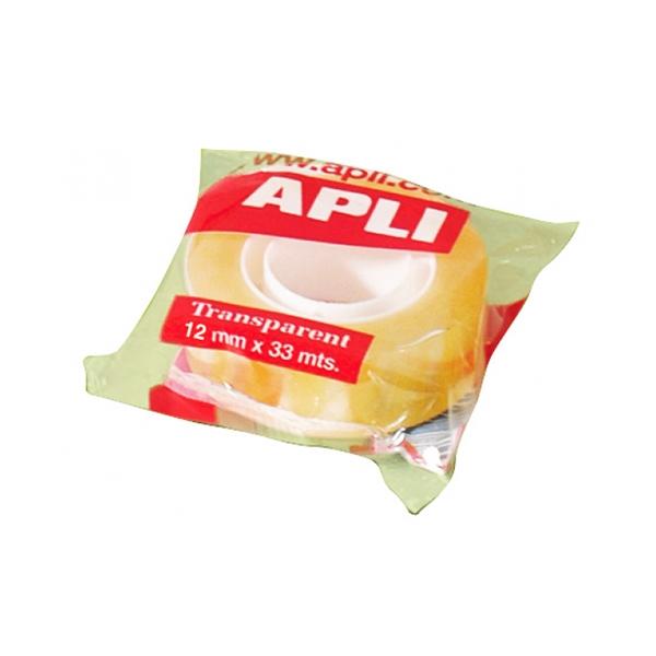 Apli Cinta Adhesiva Transparente 12mm x 33m