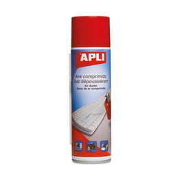 Apli Spray Aire Comprimido para Limpiar Electrónica y Componentes Informáticos 500 mL