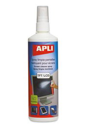 APLI PAPER Bote spray limpia pantallas 250 ml