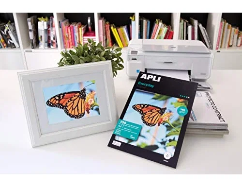 Apli Papel Fotográfico Everyday A4 180g Brillante Pack de 100 Hojas Apli Papel Fotográfico Everyday A4 180g Brillante Pack de 100 Hojas