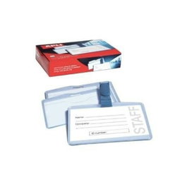 Apli Tarjeta de Identificación Horizontal con Pinza 90x56 mm (25 Unidades)