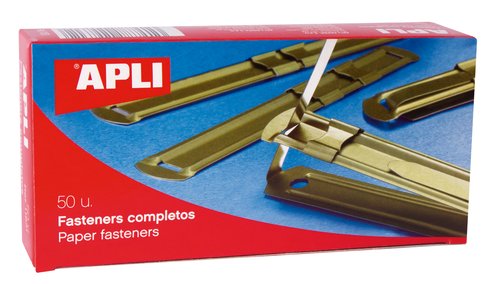 Apli Fasteners Metálicos Completos Dorado 90x12 mm Apli Fasteners Metálicos Completos Dorado 90x12 mm