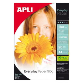Apli Papel Fotográfico Everyday A4 Brillante 180g