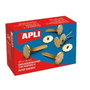 Apli Encuadernadores Metálicos con Arandela Dorados 30mm