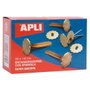 Apli Encuadernadores Metálicos con Arandela Dorados 40mm